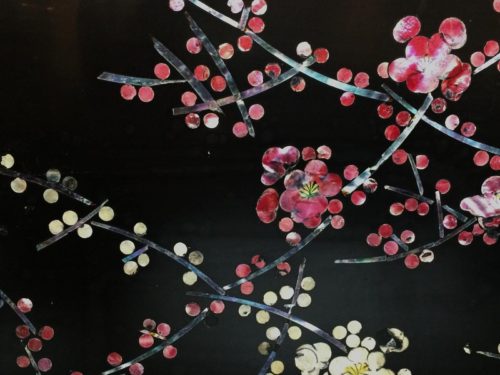 長崎青貝(螺鈿)細工 軸掛