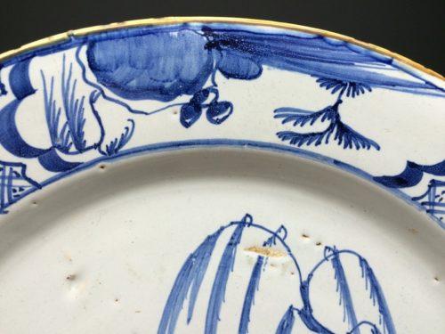 阿蘭陀(デルフト)シノワズリー皿