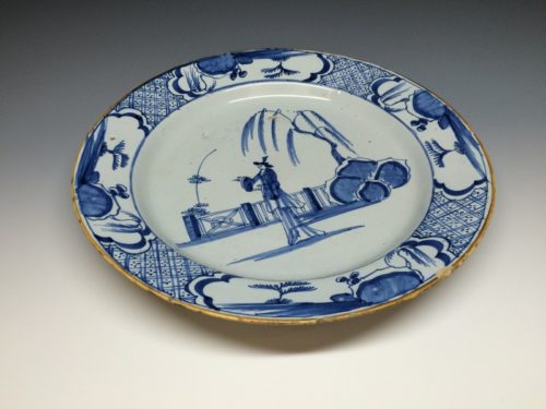 阿蘭陀(デルフト)シノワズリー皿