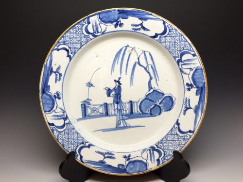 阿蘭陀(デルフト)シノワズリー皿