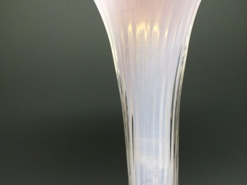 朝顔形ガラス一輪挿し