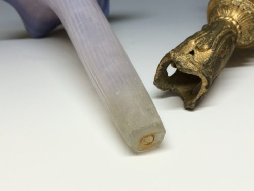 朝顔形ガラス一輪挿し