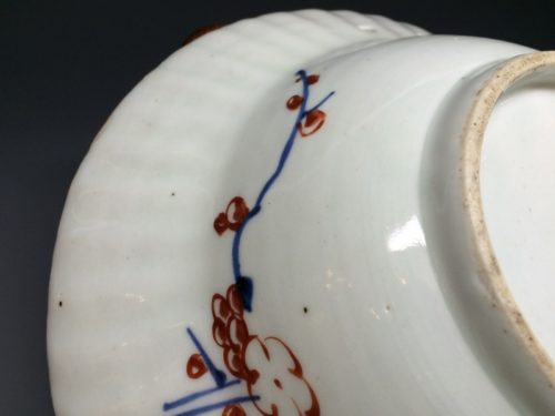 古伊万里 色絵人物文髭皿