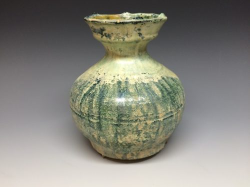 漢 緑釉壺